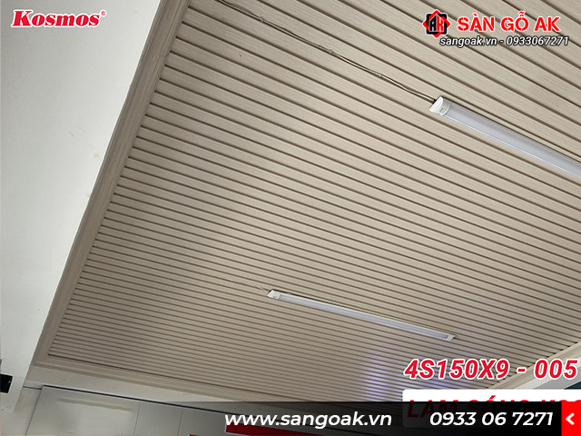 Lam sóng 4S150X9-005 tạo nét độc đáo, sang trọng khi sử dụng ốp trần nhà