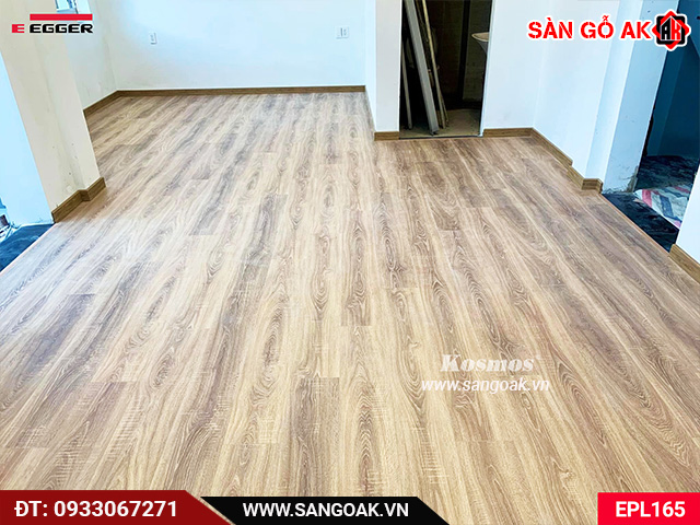 Công trình thực tế sàn gỗ Egger Aqua EPL 165 tại TPHCM