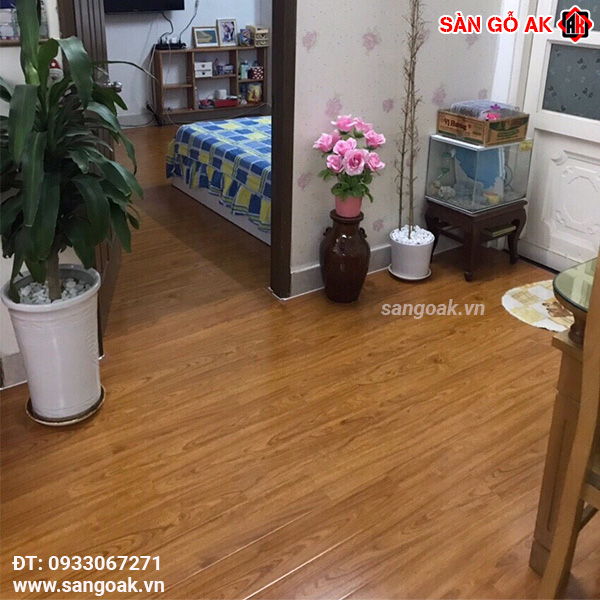 4. Lát sàn phòng ngủ với sàn gỗ Galamax BG221