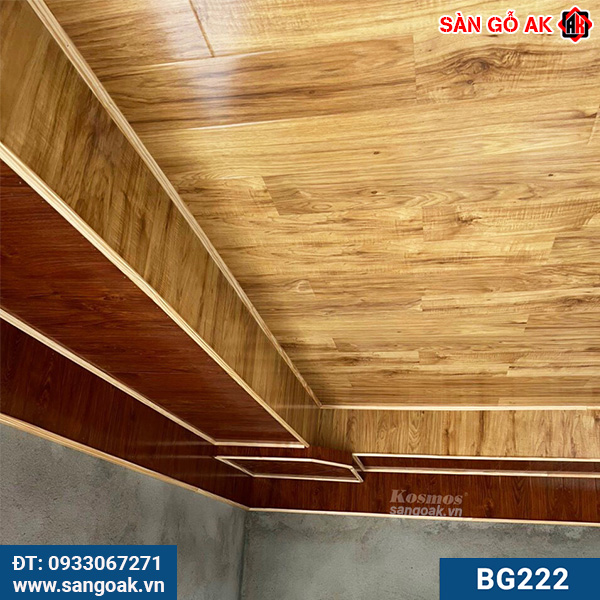 2. Công trình ốp trần với sàn gỗ Galamax BG222