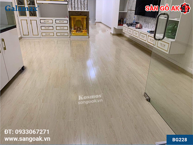 2. Công trình thực tế của sàn gỗ Galamax BG228