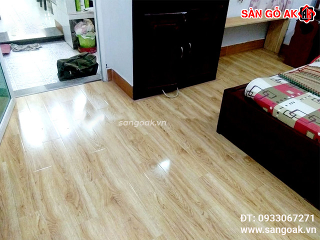 3. Công trình phòng ngủ của sàn gỗ Galamax BG229