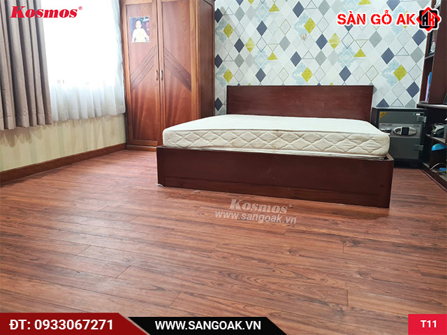 Công trình thực tế sàn gỗ Robina dày 12mm T11