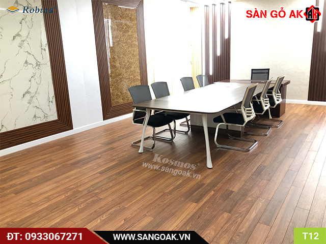 Công trình thực tế sàn gỗ Robina dày 12mm T12