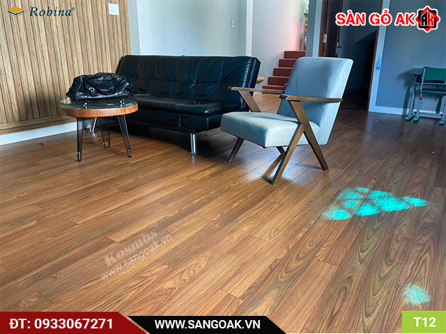 Sàn gỗ Robina T12 bảo hành chất lượng lên đến 10 năm