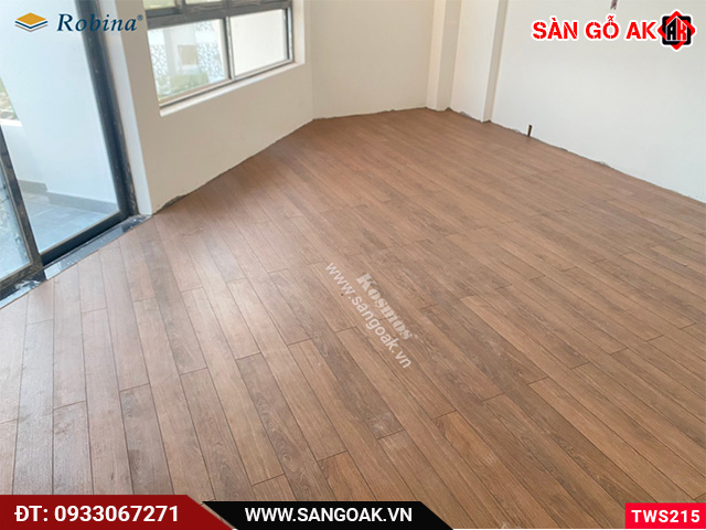 Công trình thực tế sàn gỗ Robina dày 12mm TWS215