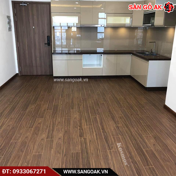 Công trình thực tế sàn gỗ Robina dày 12mm W15