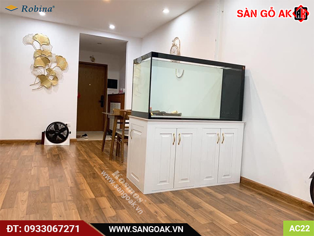 Công trình thực tế sàn gỗ Robina dày 8mm AC22