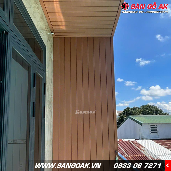 Ứng dụng ốp tường, ốp trần bằng tấm ốp gỗ nhựa Galawood