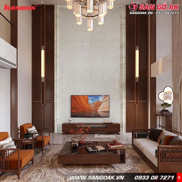 Tấm PVC325 vân đá thường được sử dụng nhiều trong trang trí nội thất