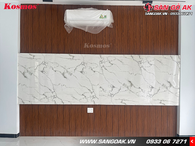 Tấm ốp PVC vân đá dễ vệ sinh và an toàn cho sức khỏe người dùng