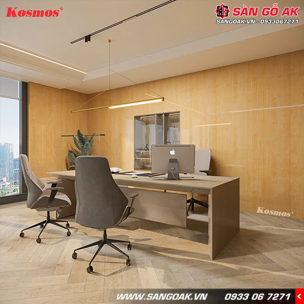 Tấm ốp PVC2018 giả vân gỗ vàng thường được sử dụng trong trang trí nội thất