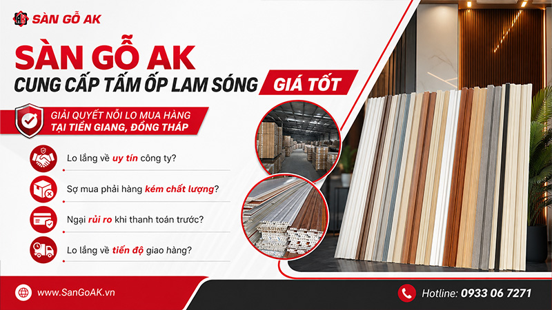 SÀN GỖ AK - Kho cung cấp lam sóng nhựa giá tốt, uy tín, chất lượng