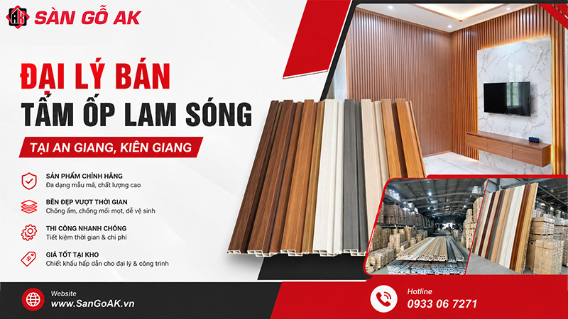 Đại Lý Bán Tấm Ốp Lam Sóng Nhựa Giá Tốt Tại An Giang, Kiên Giang