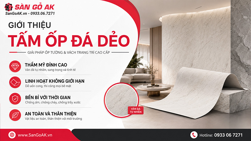 Giới thiệu về tấm ốp đá dẻo