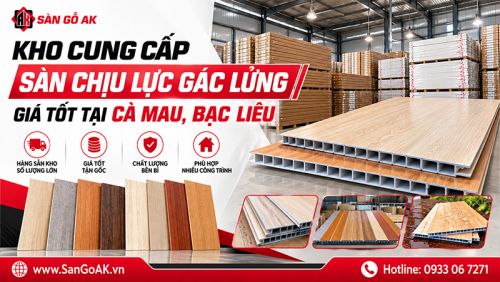 Kho Cung Cấp Sàn Nhựa Chịu Lực Gác Lửng Giá Tốt Tại Cà Mau, Bạc Liêu