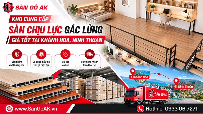Kho Cung Cấp Sàn Nhựa Chịu Lực Gác Lửng Tại Khánh Hòa, Ninh Thuận