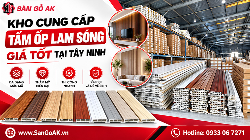 Kho Cung Cấp Tấm Ốp Lam Sóng Tại Tây Ninh
