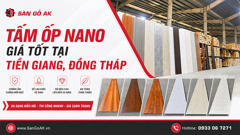 Đại lý Cung Cấp Tấm Ốp Nano Giá Tốt Tại Tiền Giang, Đồng Tháp