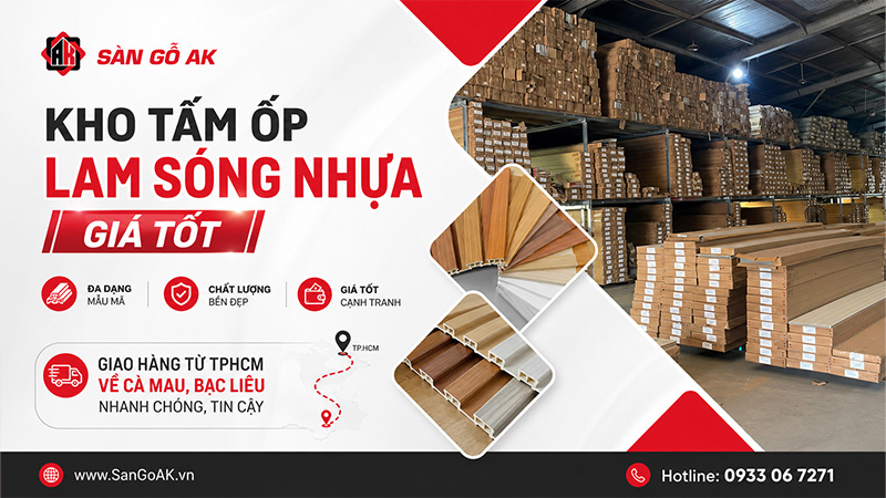 Kho Tấm Ốp Lam Sóng Nhựa Giá Tốt: Giao Hàng Từ TPHCM Về Cà Mau, Bạc Liêu Nhanh Chóng, Tin Cậy