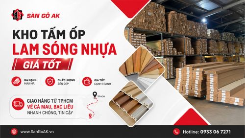 Kho Tấm Ốp Lam Sóng Nhựa Giá Tốt: Giao Hàng Từ TPHCM Về Cà Mau, Bạc Liêu