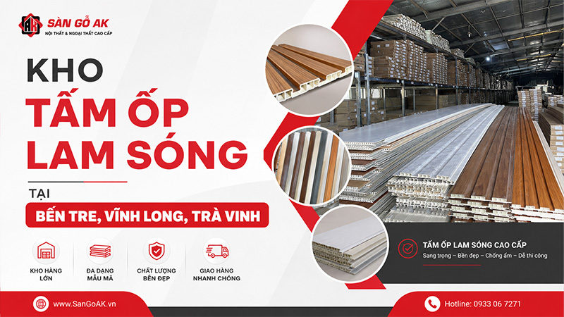 Kho Cung Cấp Tấm Ốp Lam Sóng Nhựa Tại Bến Tre, Vĩnh Long, Trà Vinh