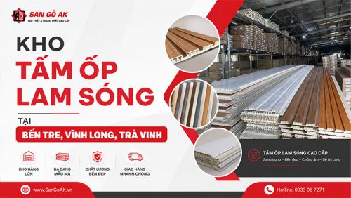 Kho Cung Cấp Tấm Ốp Lam Sóng Nhựa Tại Bến Tre, Vĩnh Long, Trà Vinh