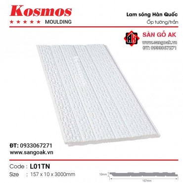 Lam sóng Hàn Quốc giả giấy dán tường L01T