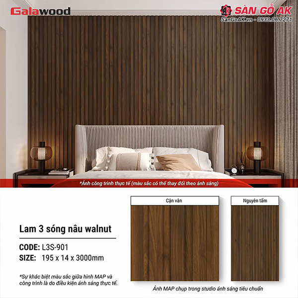 Sử dụng đúng cách sẽ giúp lam sóng Galawood L3S-901 luôn bền đẹp