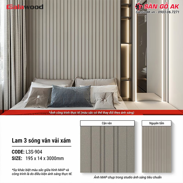 Sử dụng đúng cách sẽ giúp lam sóng Galawood L3S-904 luôn bền đẹp