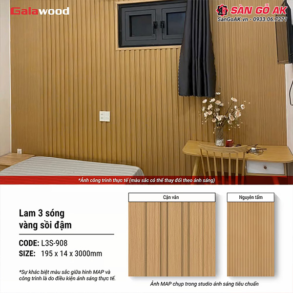 Sử dụng đúng cách sẽ giúp lam sóng Galawood L3S-908 luôn bền đẹp