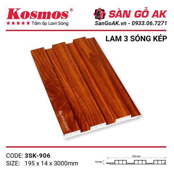 Lam 3 sóng Kosmos 3SK-906 có nhiều ưu điểm nổi bật