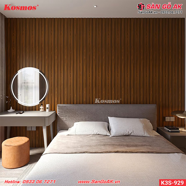 Trang trí phòng ngủ sang trọng, tinh tế với lam sóng 3SK-929