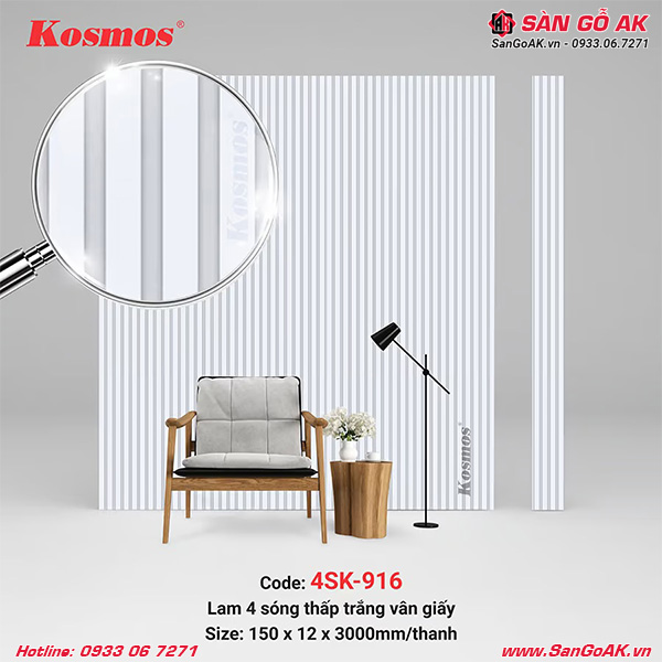 Lam 4 sóng Kosmos 4SK-916 có nhiều ưu điểm nổi bật