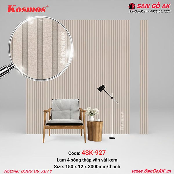 Lam 4 sóng Kosmos 4SK-927 có nhiều ưu điểm nổi bật