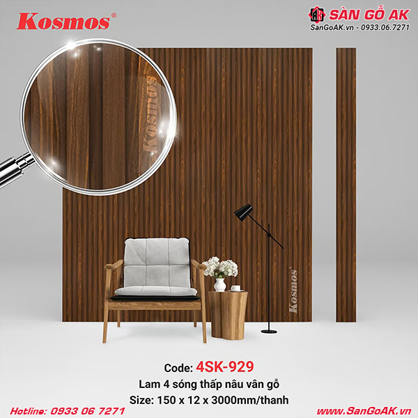 Lam 4 sóng Kosmos 4SK-929 có nhiều ưu điểm nổi bật
