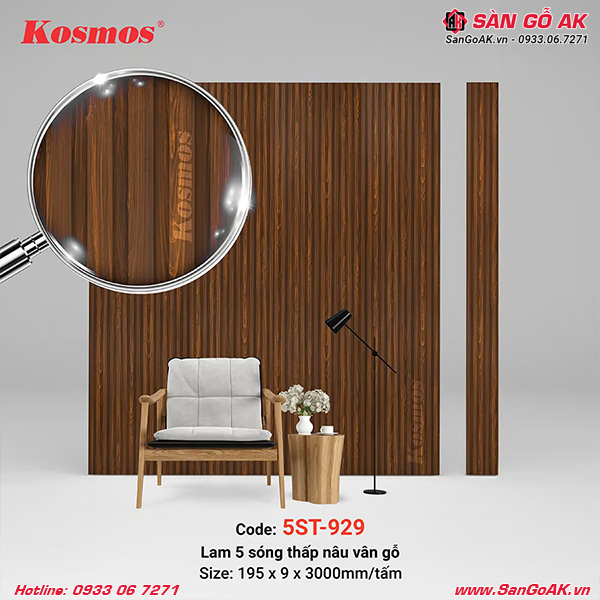 Lam 5 sóng Kosmos 5ST-929 có nhiều ưu điểm nổi bật
