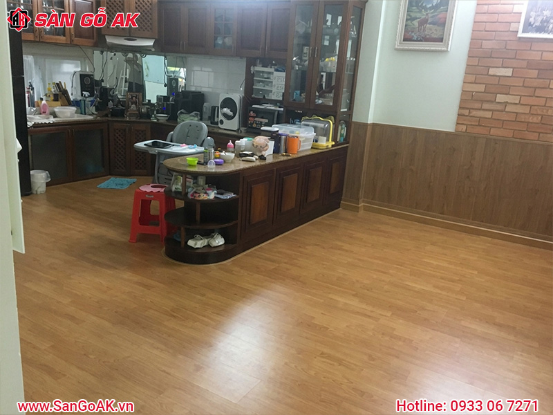 Mẫu Sàn Gỗ Công Nghiệp Vân Gỗ Sang Trọng Dễ Phối Nội Thất