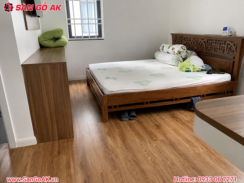 Đội Ngũ Lát Sàn Nhựa Hèm Khoá Cho Phòng Ngủ Tại Tây Ninh