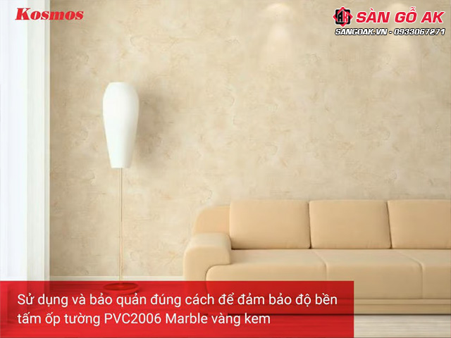 Lưu ý quan trọng trong quá trình sử dụng và bảo quản tấm ốp PVC2006 vân đá