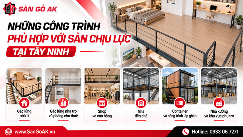 Những Công Trình Phù Hợp Với Sàn Nhựa Chịu Lực Tại Tây Ninh