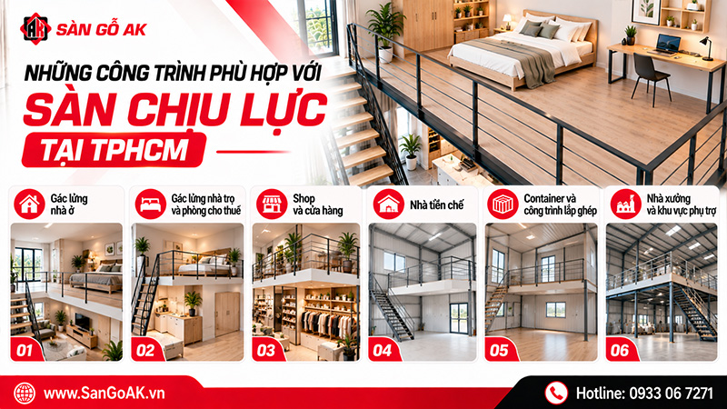Những Công Trình Phù Hợp Với Sàn Nhựa Chịu Lực Tại TPHCM