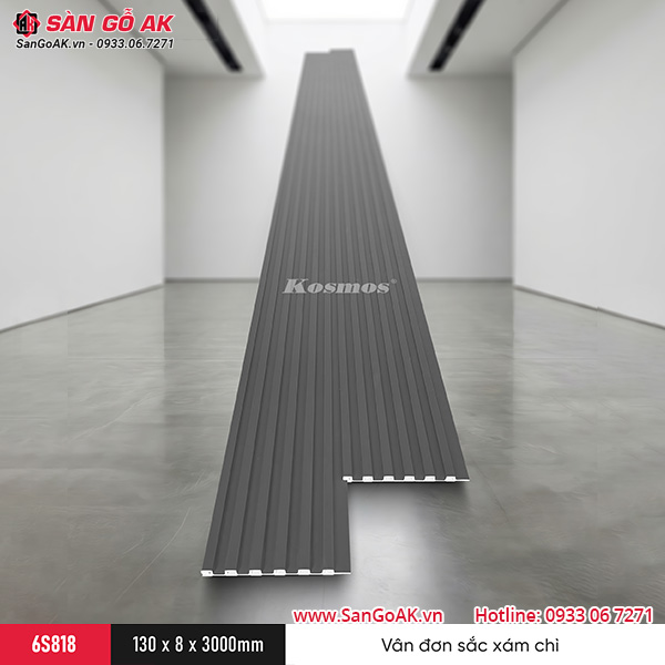 Sàn Gỗ AK - Nơi cung cấp lam sóng than tre Kosmos 6S818 đơn sắc xám chì