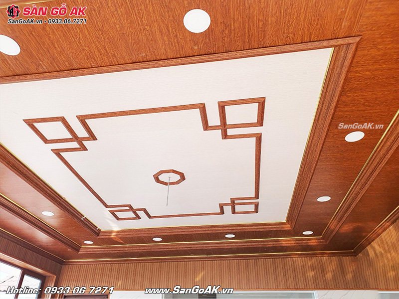 Ốp la phong trang trí trần nhà đẹp với tấm ốp Nano
