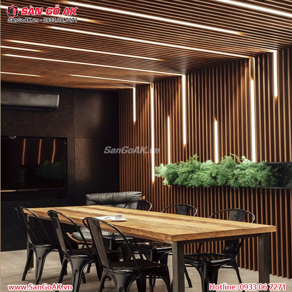 Lam 4 sóng cao thường dùng để ốp tường, ốp trần nội thất