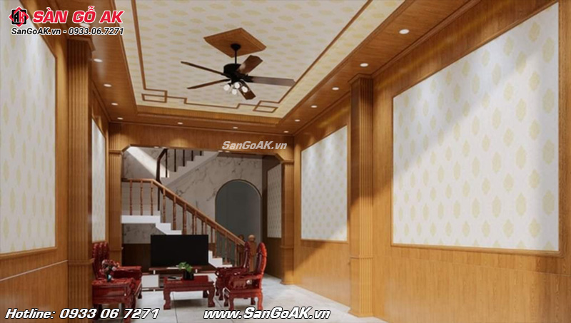 Nano vân gỗ và hoa văn là sự giao hòa của nét cổ điển và tinh tế