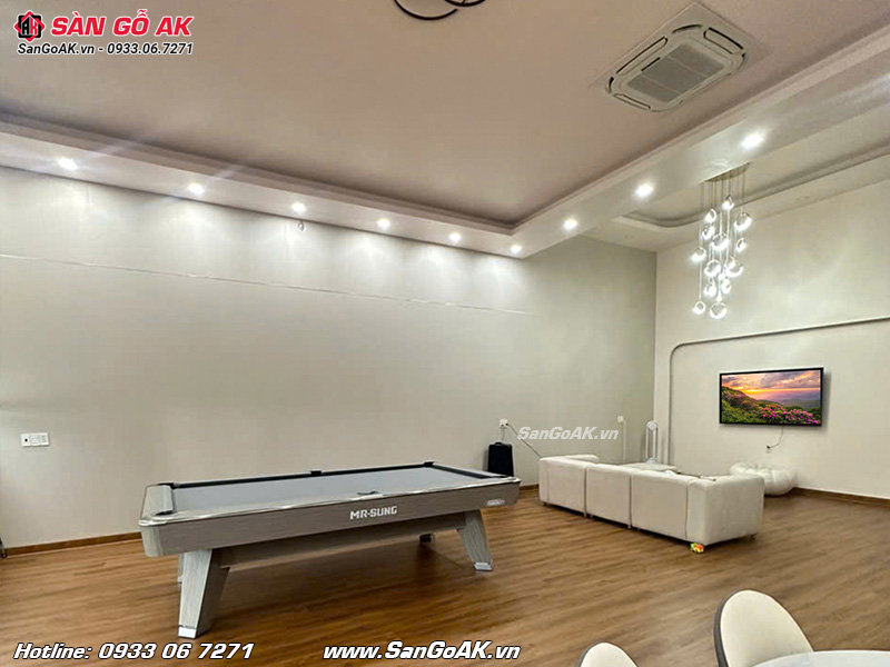  Tấm ốp nhựa Nano vân vải trang trí showroom, cửa hàng