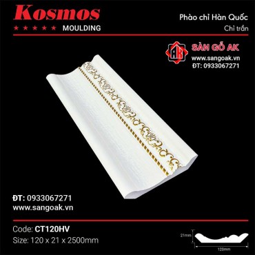 Phào chỉ trần Kosmos CT120HV