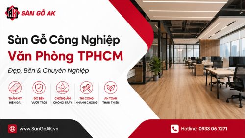 Sàn Gỗ Công Nghiệp Cho Văn Phòng Tại TPHCM – Đẹp, Bền Và Chuyên Nghiệp