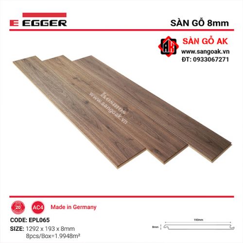 Sàn Gỗ Công Nghiệp Đức Egger 8mm EPL065